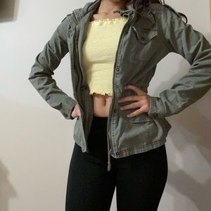 Hooded Military Jacket